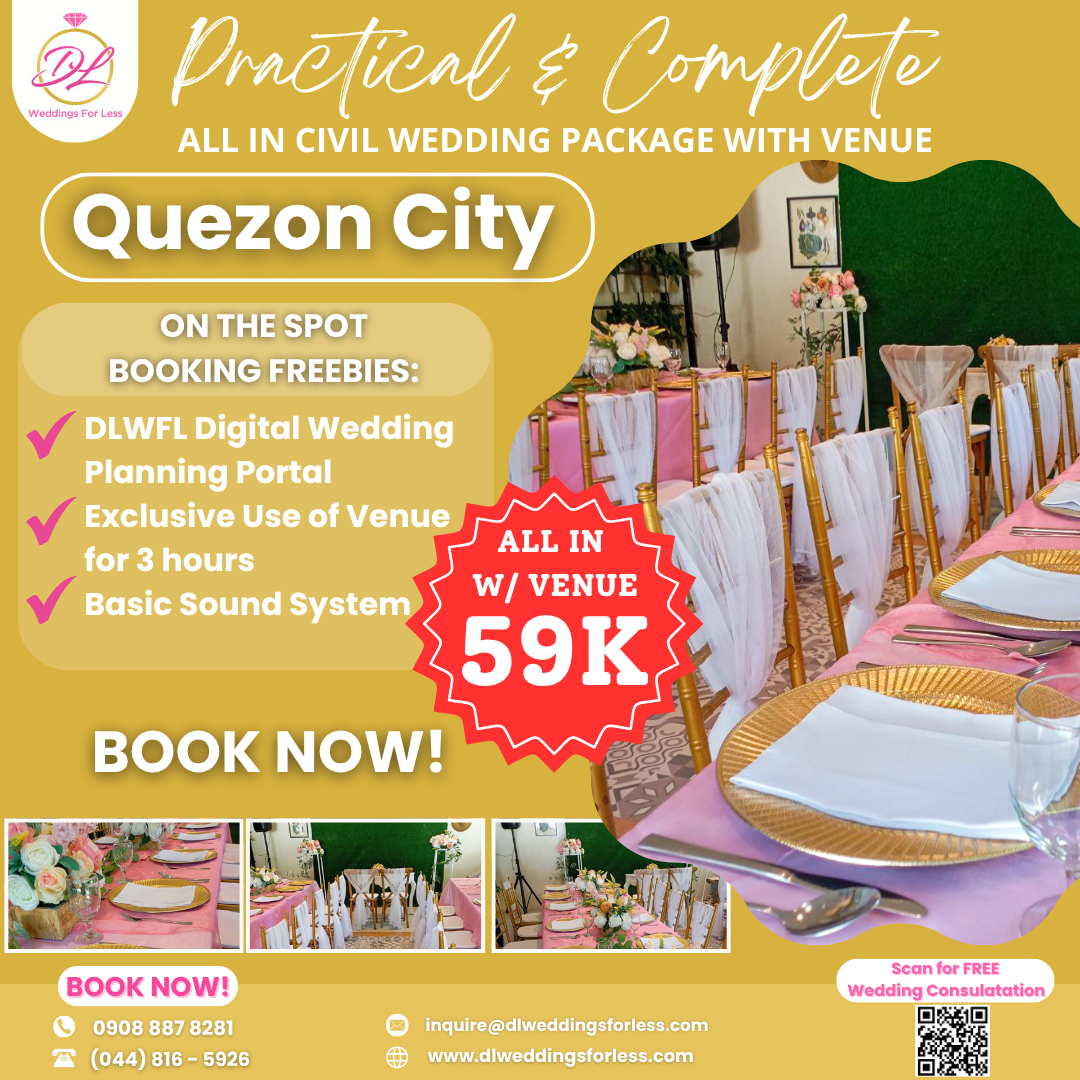 Civil All-in Wedding Package (Quezon City)