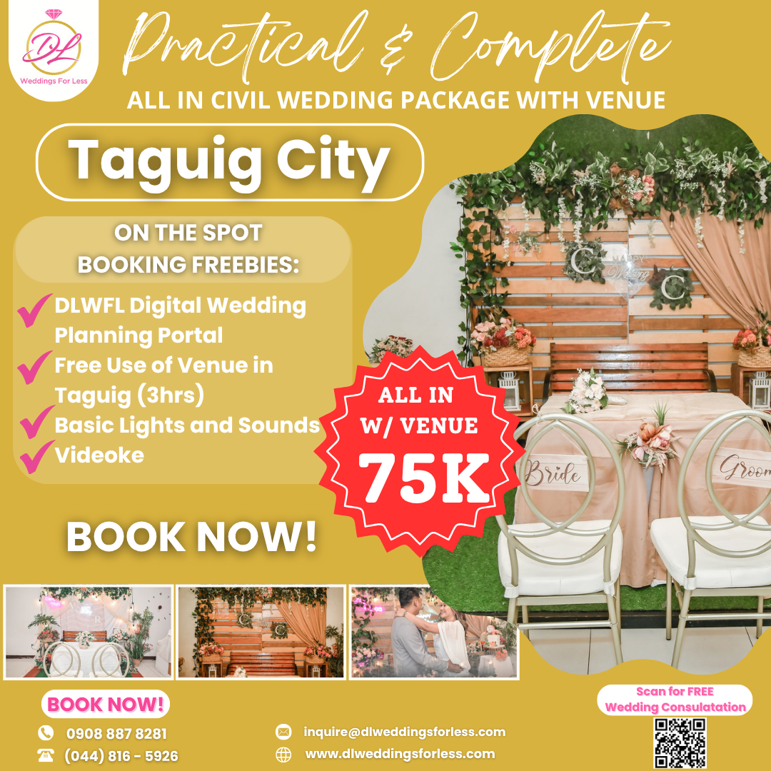 Civil All-in Wedding Package (Taguig City)