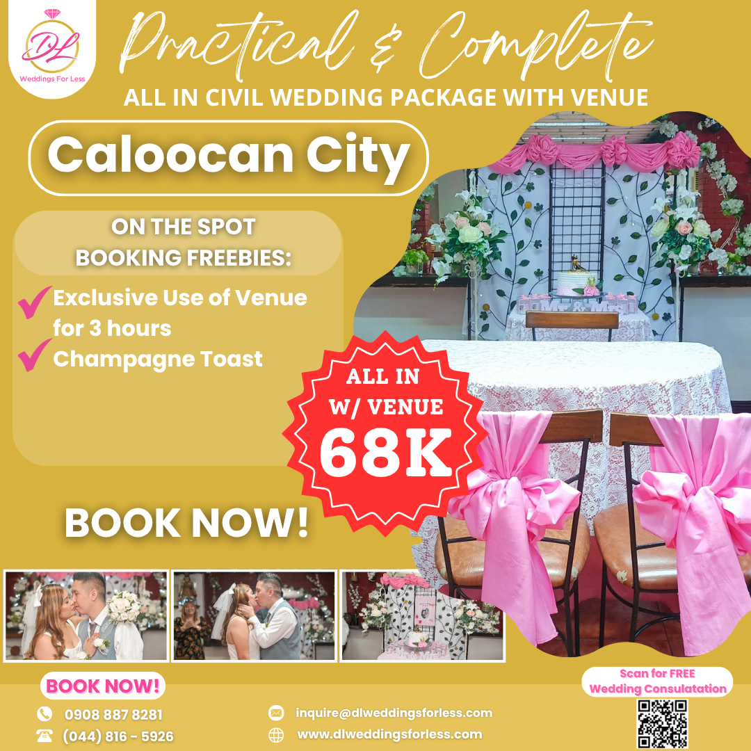 Civil All-in Wedding Package (Caloocan City)