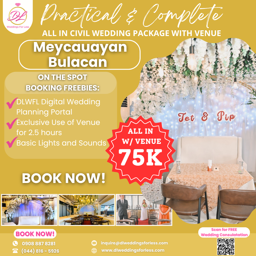 Civil All-in Wedding Package (Meycauayan Bulacan)